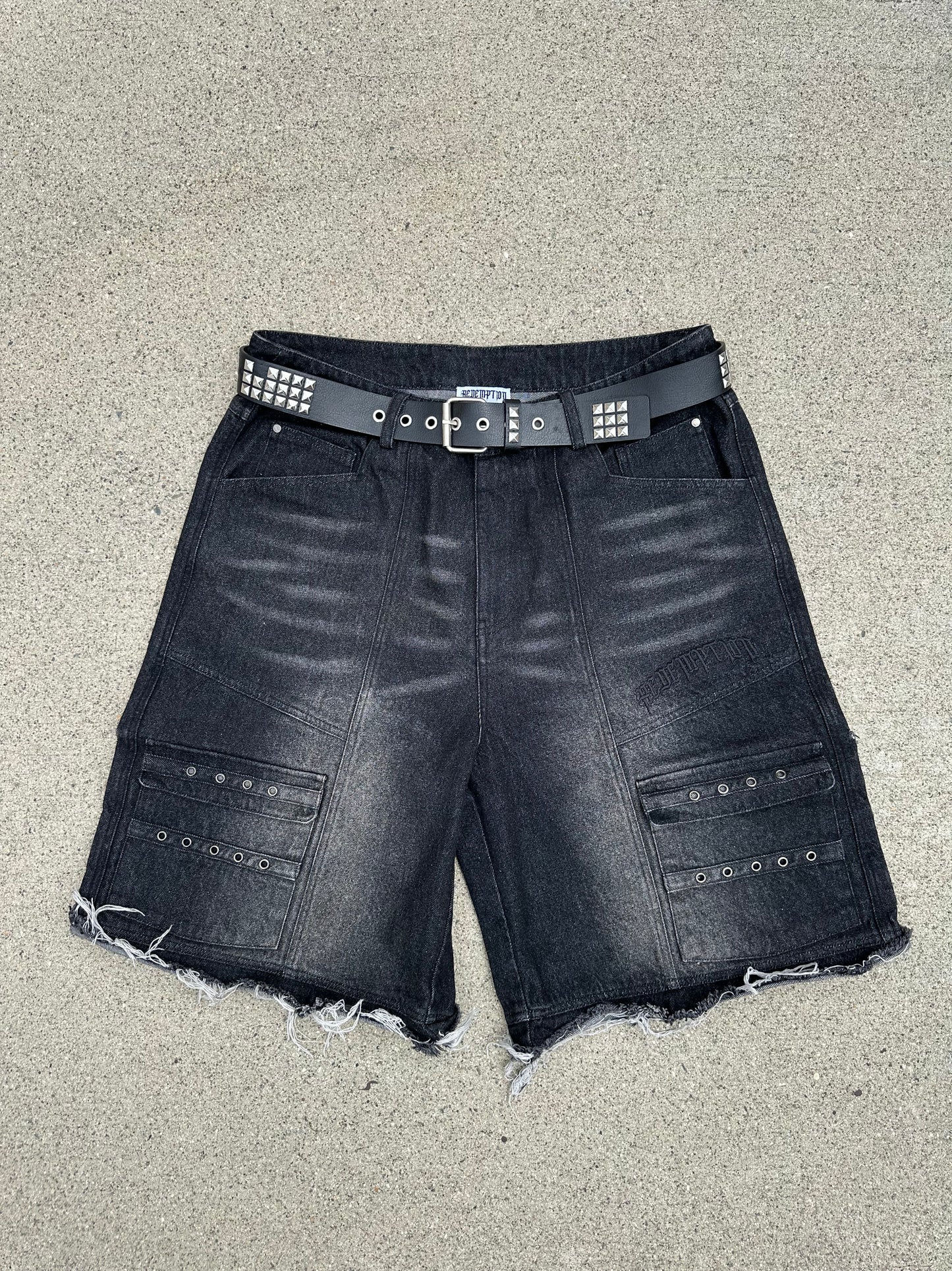 BLACK "REVENGE" DENIM JEANS