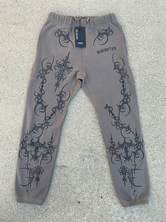 CHARCOAL "REDEMPTION" SWEATPANTS
