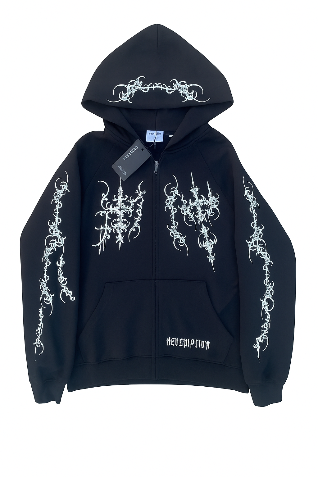 BLACK "REDEMPTION" ZIP UP